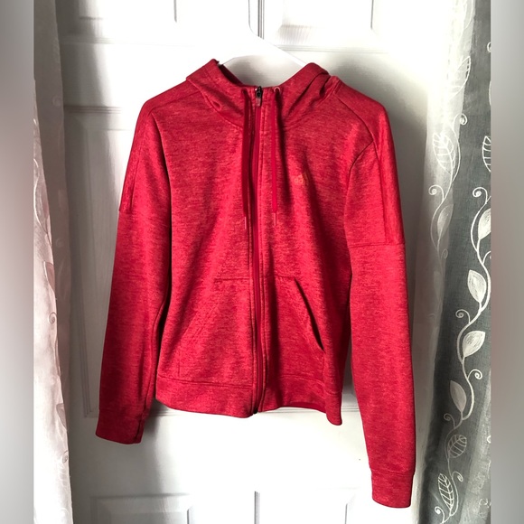 Adidas Climawarm Team Issue Energy Melange Full Zip up Hoodie women sz S jacket - Picture 3 of 9